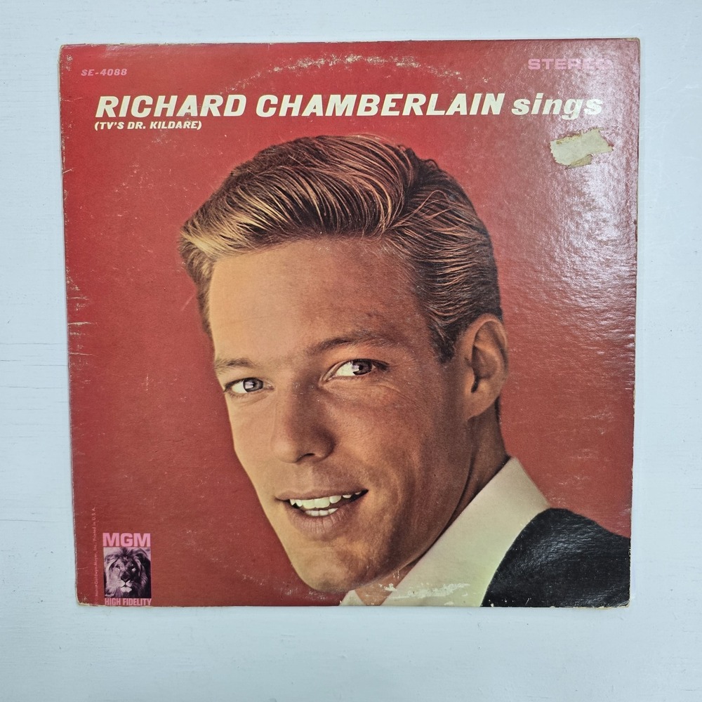 Richard Chamberlain - Sings LP VG/VG Pop 1963 Vintage Vinyl Original Press Album